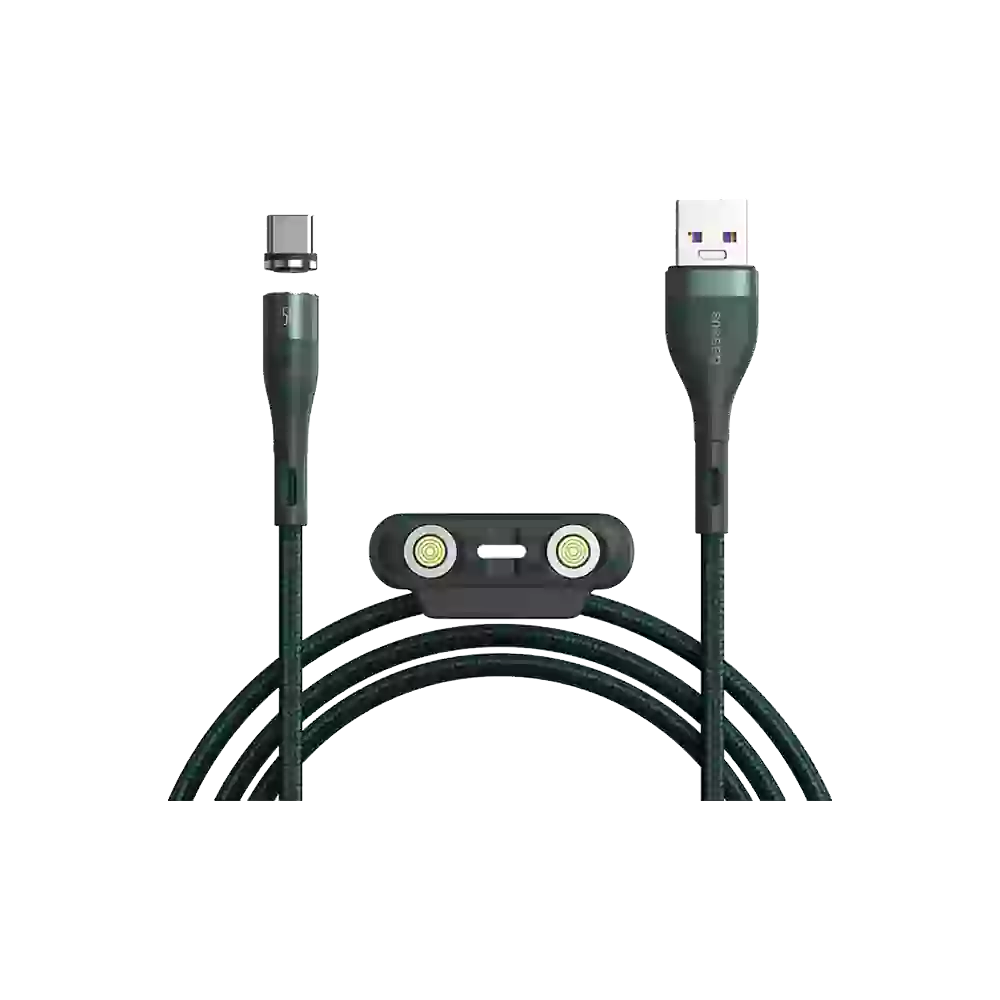 Baseus Zinc Magnetic Safe Fast Charging Data Cable (Micro USB + Type-C + Lightning)