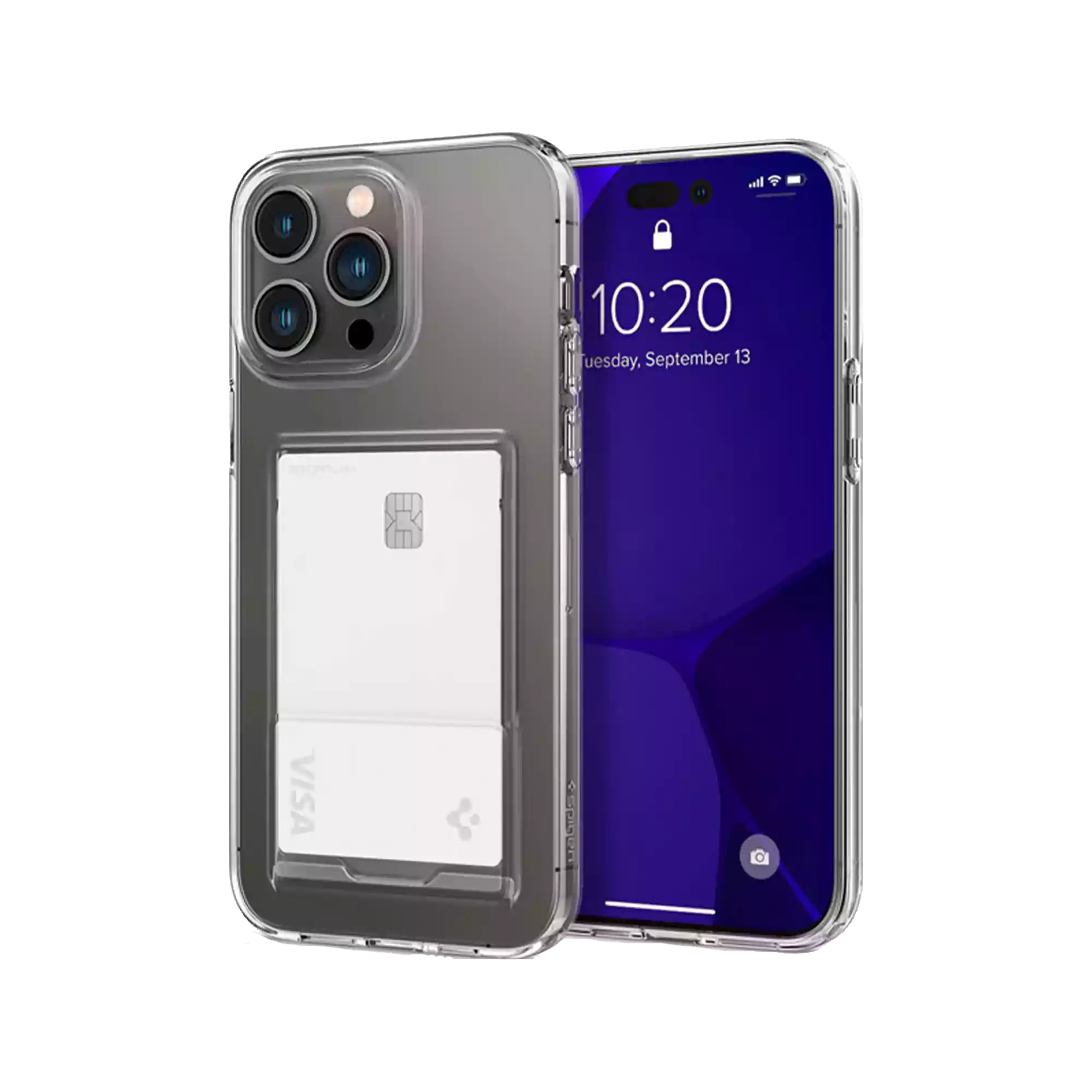 Crystal Slot Case for iPhone 14 Pro Max